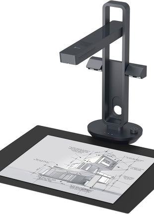 CZUR Aura Pro Book & Document Scanner, Capture A3 & A4 | Auto-Flatten & Deskew Powered by AI Technology, Foldable & Portable, Compatible with Windows & macOS