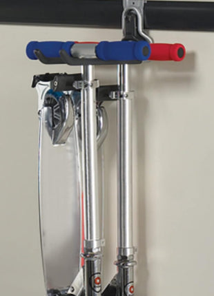 Rubbermaid FastTrack Rail Garage Organization Multi-Purpose Hook 50 lbs Capacity Satin Nickel Wall Mounted Storage System Direct Mount into FastTrack Garage Rail for Home/Garage Organization