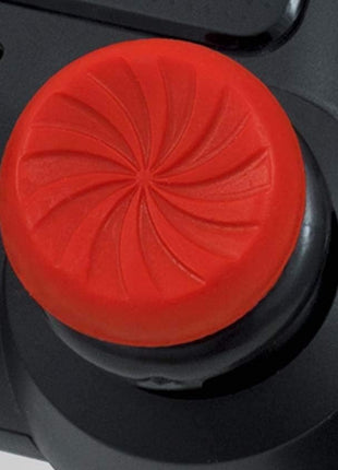 KontrolFreek FPS Freek Inferno for PlayStation 4 (PS4) and PlayStation 4 (PS5) Controller | Performance Thumbsticks | 2 High-Rise Concave | Red