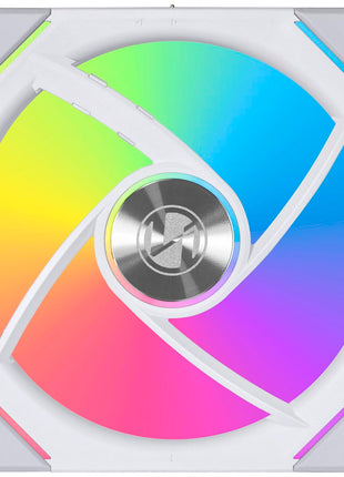 Lian Li UNI Fan SL-INF 120 RGB Infinity Mirror ARGB Fan 120mm White 3-Pack Controller