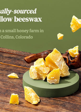 Elk Field Orange Clove Organic Beeswax Candle | 2 Ingredients | 100% Pure Beeswax Candles, Non Toxic, Natural, Organic Candles, Beeswax Candles Scented, Non Toxic Candles, 80 Hour, 10oz