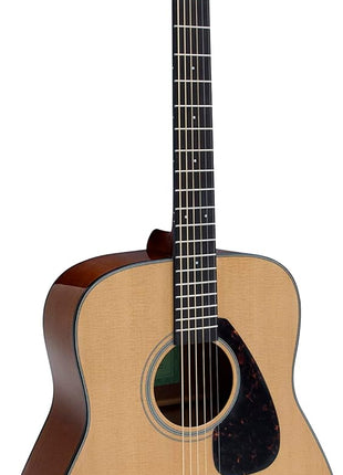 Yamaha 6 String Beginner Solid Spruce Top Traditional Western Dreadnought Acoustic Guitar With Rosewood FIngerboard, Natural Finish, Right, (FG800J NT)