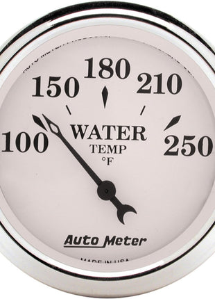 AUTO METER 1638 Old TYME White Mechanical Water Temperature Gauge