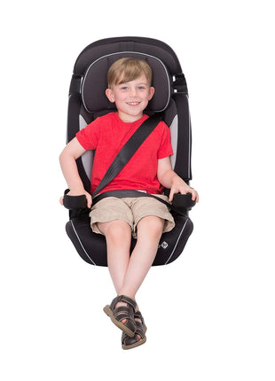 Safety 1st Grand 2-in-1 Booster Car Seat, Converts from High Back to Belt-Positioning Booster, High Back Seat for Kids 30-65, and Belt-Positioning 40-100 Pounds, Black Sparrow