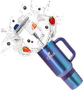 Cirkul 40oz. Chameleon Stainless Steel Tumbler with Handle, All Day StrawSip, Double Wall Insulated