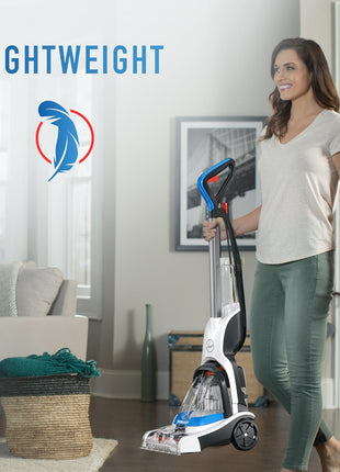 Hoover PowerDash Pet Compact Carpet Cleaner Machine, Lightweight Design | HeatForce Fast Drying, Antimicrobial Brush Roll, Pair with a Hoover Carpet Cleaner Solution
