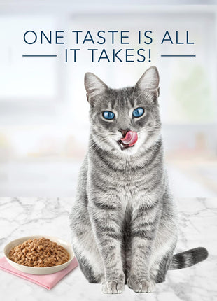 Blue Buffalo Tastefuls Natural Tender Morsels Wet Cat Food Bundle, Chicken and Tuna 3-oz cans (48 Count- 24 of Each Flavor)