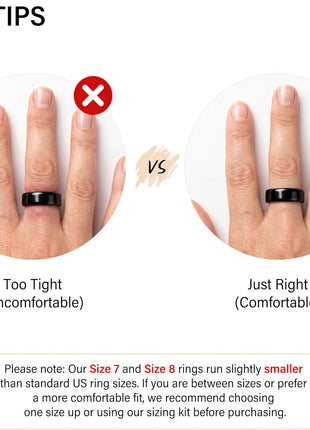 Smart Ring Pro, No App Subscription, Sleep & Activity Tracker with Heart Rate Monitoring, 7 Days Battery Life, IP68 Waterproof Fitness Ring, Compatible with iOS & Android(Matte Silver,9)