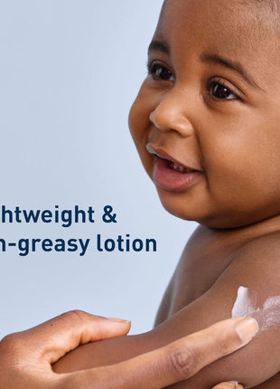 CeraVe Baby Lotion, Baby Skin Moisturizer with Vitamin E & Niacinamide, 8oz | Gently Hydrates Delicate Skin with A Non-Greasy Feel, Free Of Fragrance, Dyes, Paraben & Phthalates