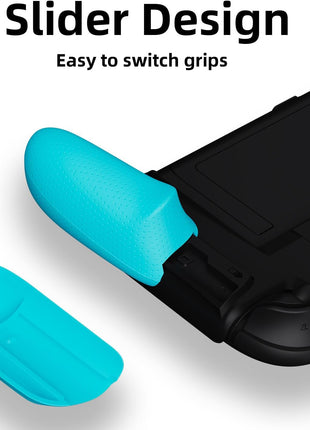 Savage Raven by Skull & Co. NeoGrip: an Ergonomic Grip Hard Shell with Replaceable Grips [to fit All Hands Sizes] for Nintendo Switch 2 - Black