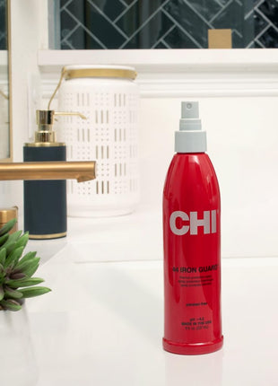 CHI 44 Iron Guard Thermal Protection Spray, Nourishing Formula Helps Resist Heat Damage to Hair & Tame Frizz, 2 Oz