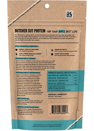 Vital Essentials Beef Liver Dog Treats, 2.1 oz | Freeze-Dried Raw | Single Ingredient | Premium Quality High Protein Training Treats | Grain Free, Gluten Free, Filler Free
