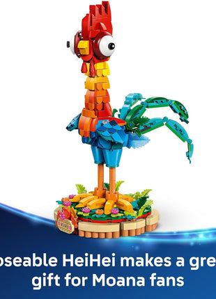 LEGO Disney Moana 2 Heihei - Building Toy for Kids, Girls & Boys, Ages 9+ - Gift for Birthdays - Moana & Disney Toy for Fans - 43272