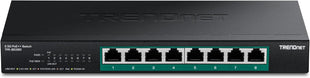 TRENDnet 8-Port 2.5G PoE++ Switch, TPE-BG380, 8 x 2.5GB PoE++ Ports, 230W Poe Power Budget, 40Gbps Switching Capacity, NDAA + TAA Compliant, Lifetime TRENDnet Protection