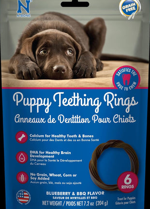 N-Bone Puppy Teething Ring Chicken Flavor (1 Pack Of 6 Rings) (113048)