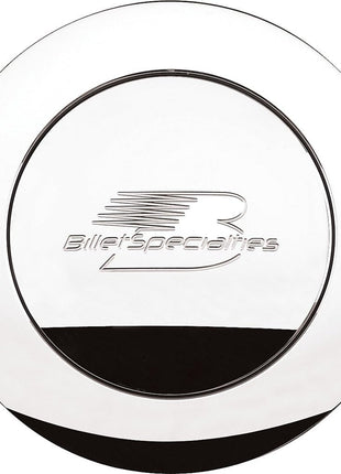 Billet Specialties 32625 Polished Large Billet Logo Horn Button