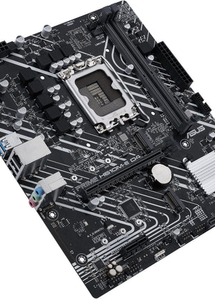 Asus Prime H610M-E D4-CSM Desktop Motherboard - Intel H610 Chipset - Socket LGA-1700 - Pentium Gold, Celeron, Core i5, Core i9, Core i3, Core i7 Processor Supported - 64 GB DDR4 SDRAM Maximum RAM - DI