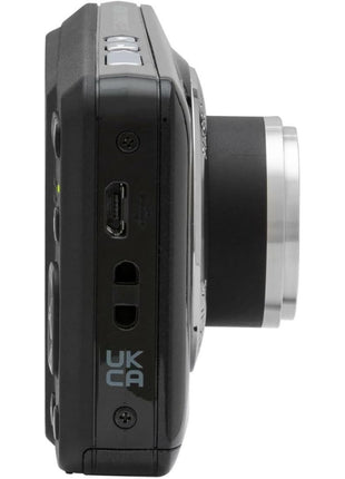 Kodak PIXPRO Friendly Zoom FZ55 Digital Camera (Black) Bundle with 32GB SD Card, Camera Case, and Battery Travel Charger (4 Items)