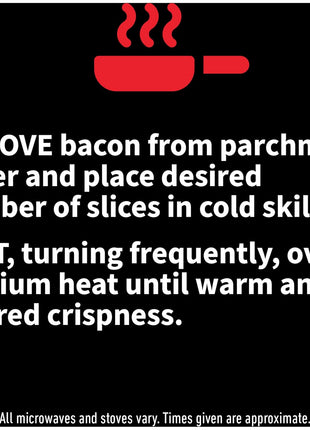 HORMEL BLACK LABEL Fully Cooked Bacon - Thick Bacon Snacks for Breakfast, 10.5 Ounce (Pack of 1)