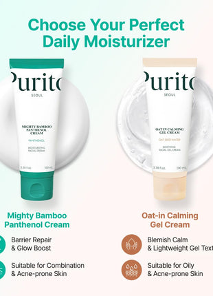 PURITO Panthenol 10% Barrier Cream for Sensitive Skin, 3.38 fl.oz