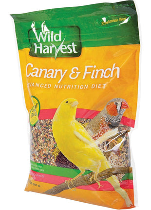 Wild Harvest Advanced Nutrition Diet Canary & Finch, Naturally Delicious Seed Mix With Vitamin A, 2 Pounds