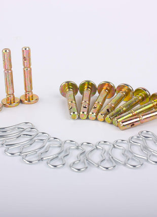 Shear Pins and Cotters Pins (10 Pairs) for 738-04124A Troy Bilt 714-04040 738-04124 Snowblowers Replacement