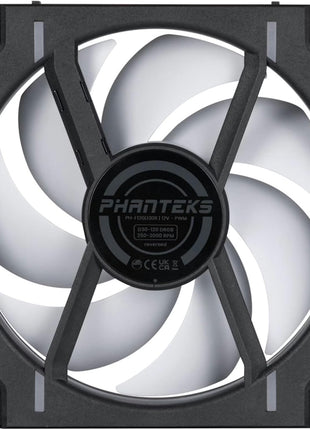 Phanteks D30 120mm Reverse Airflow ARGB PWM PC Fan, 3-Pack, Black
