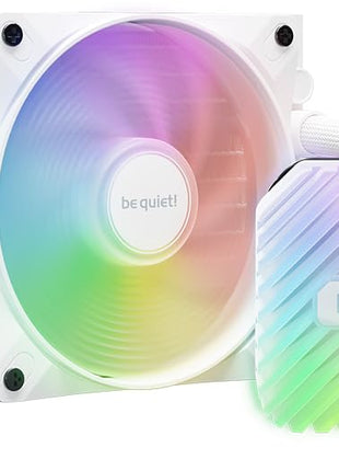 be quiet! Light Loop 240mm | All in One Water Cooling System | ARGB Water Cooler | ARGB Hub | Customizable LED Cooling Block | White | BW021