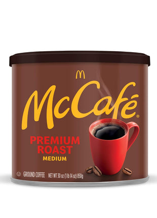 McCafe Premium Roast, Medium Roast Ground Coffee, 30 oz Canister