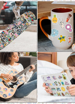 Arme Cute Stickers Bulk, Waterproof Stickers for Water Bottles Pack 600PCS | Vinyl Fun Stickers for Kids Bulk, Girls, Teens, Adults, Cups, Random, Assorted, Durable Decal Sticker Set