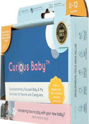 Curious BabyTM Award Winning 40+ Activities for Baby & Me (0-12 Months) | Developmentally-Focused and Stimulating Creative Playtime Ideas for Baby & Me | Includes Black/White High-Contrast Cards