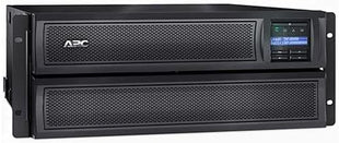 APC Network UPS, 3000VA Smart-UPS Sine Wave, Short Depth UPS with Extended Run Option, SMX3000LVNC, Network Management Card, Tower/4U Rack Convertible, Line-Interactive, 120V Black