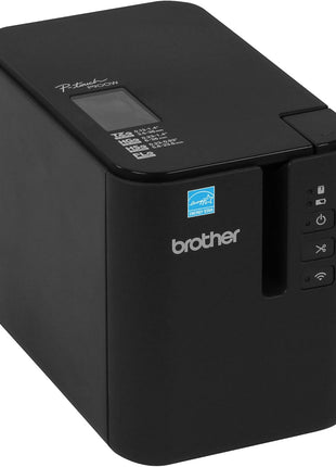 Brother P-Touch PT-P950NW Industrial Network Laminate Label Printer, Up to 36 mm Labels, Standard USB 2.0 and Serial, Ethernet, Built-in Wi-Fi®, Optional Bluetooth®,Black