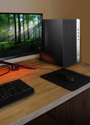 HP ProDesk 600G4 Tower Desktop Computer | Intel i7-8700 (3.4) | 32GB DDR4 RAM | 1TB SSD Solid State | Wi-Fi 5G + Bluetooth | Windows 11 | Home or Office PC (Renewed)