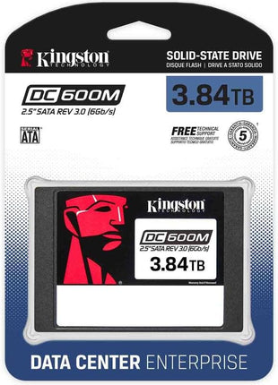 Kingston Enterprise 3840G DC600M (Mixed-Use) | 2.5 inch SATA SSD | SEDC600M/3840G