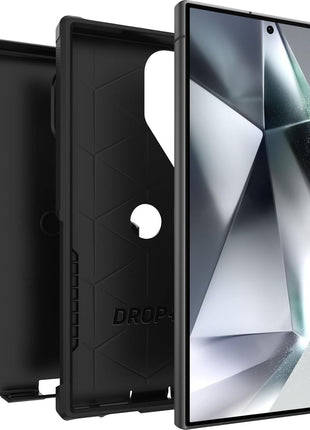 OtterBox Samsung Galaxy S24 Ultra Commuter Series Case - Black, Slim & Tough, Pocket-Friendly, with Port Protection