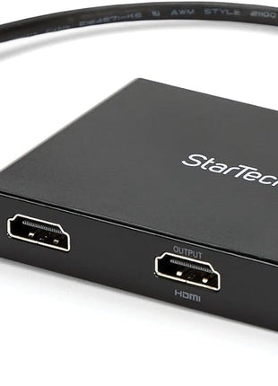 3-Port Multi Monitor Adapter - DisplayPort 1.2 to 3x HDMI MST Hub - Triple 1080p HDMI Monitors - Video Splitter for Extended Desktop Mode on Windows PCs Only - DP to 3x HDMI