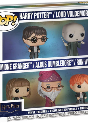 Funko Pop! Harry Potter: Harry/Voldemort/Hermione/Dumbledore/Ron, 5-Pack | Collectable Vinyl Figure - Gift Idea - Official Merchandise - Toys for Kids & Adults