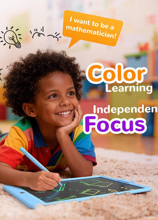 KOKODI LCD Writing Tablet, Gifts for 3 Years Old Boys and Girls,10 Inch Colorful Doodle Board Drawing Tablet, Erasable Reusable Electronic Drawing Pads, Educational and Learning Toys for Kids