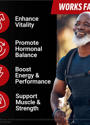 Force Factor Longjack Tongkat Ali Max, Male Stamina & Vitality Supplement | with Tongkat Ali Extract and Key Natural Ingredients for Superior Absorption, 1200mg, 60 Capsules