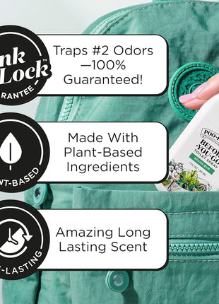 Poo-Pourri Before-You-Go Pocket Toilet Spray, Travel Essentials, Beach Bum, 1 Fl Oz, Up to 50 Uses, On-The-Go Bathroom Odor Deodorizer with Essential Oils, TSA Approved Size, Coconut Orchid Scent