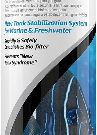 Seachem Stability Fish Tank Stabilizer - For Freshwater and Marine Aquariums, 16.9 Fl Oz (Pack of 1)