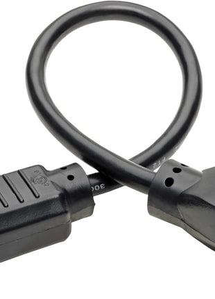 Tripp Lite Series NEMA 5-15R to C14 Power Cable Adapter, 1 foot / 0.3 Meters, UL Listed, Computer Power Plug to Standard Receptacle - 13A, 125V, 16 AWG, Lifetime Manufacturer's Warranty (P002-001-13A)