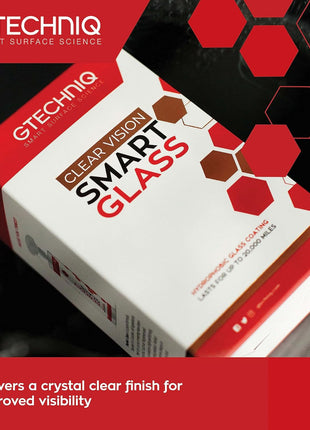 Gtechniq G1 Smart Glass Water Repellent Spray 100ml | Glass Coating, Repels Rain and Dirt, Improves Visibility, Long-Lasting Clear Protection