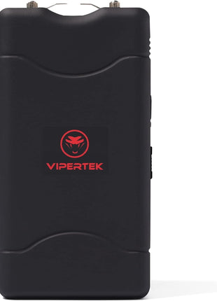 VIPERTEK VTS-880 Mini Stun Gun for Self Defense Rechargeable with LED Flashlight