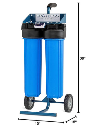 Spotless Water Systems - DIC-20, Simple Window, Solar Panel, RV & Car Wash System, Works for All Vehicles, Motorcycles, Bikes, Boats, Planes, Yachts, Towel Drying Eliminated