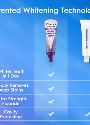 Crest 3DWhite Brilliance Deep Stain Remover Brilliant White Toothpaste - 3.1oz/2pk