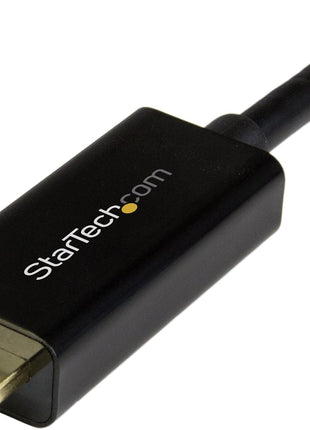 StarTech.com 10ft (3m) DisplayPort to HDMI Cable - 4K 30Hz - DisplayPort to HDMI Adapter Cable - DP 1.2 to HDMI Monitor Cable Converter - Latching DP Connector - Passive DP to HDMI Cord (DP2HDMM3MB)