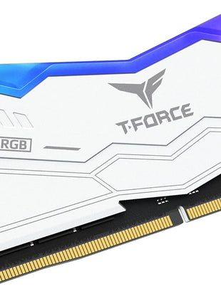 TEAMGROUP T-Force Delta RGB DDR5 Ram 32GB (2x16GB) 6400MHz PC5-51200 CL32 Desktop Memory Module Ram for 600 700 Series Chipset XMP 3.0 Ready White FF4D532G6400HC32ADC01