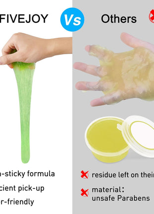 Car Cleaning Gels 4-Pack, Car Cleaning Putty Universal Auto Detailing Tools Car Interior Cleaner, Dust Cleaning Slime, Car Accessories for Car Vents & Keyboards, Clean Supplies– 320g (2.8oz/pcs)